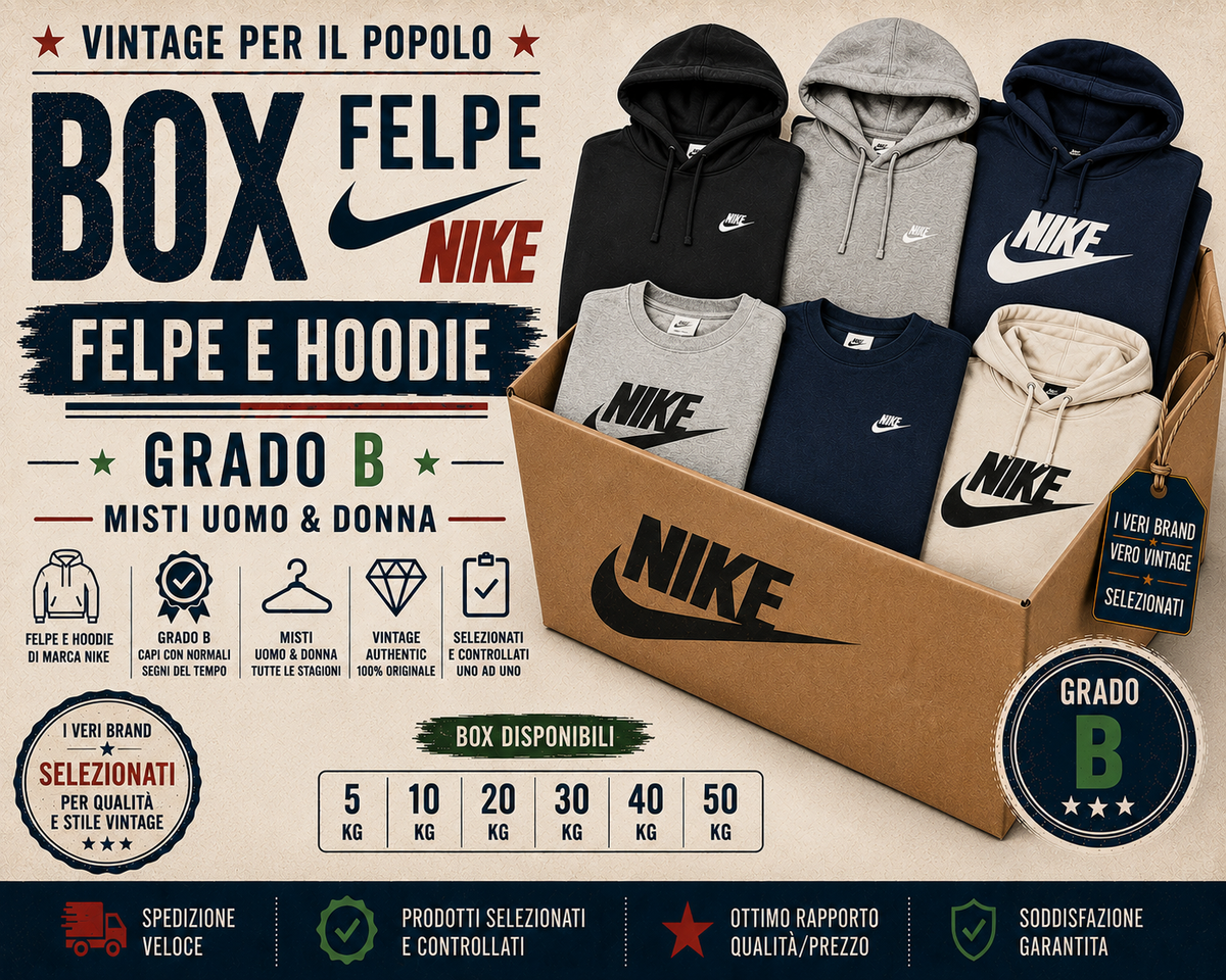 BOX FELPE NIKE GRADO B